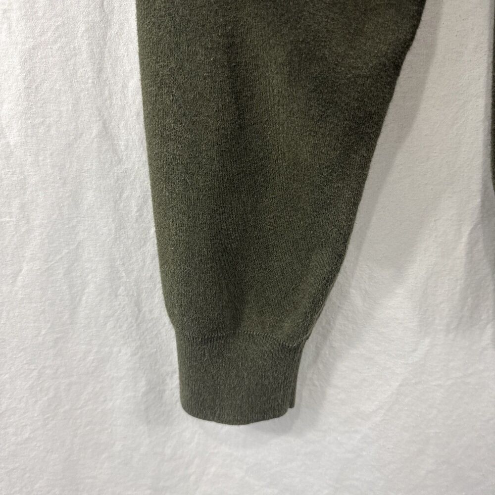 Polo Ralph Lauren 1/4 Zip Green Pullover Mens Sz XL Pima Cotton Preppy Old Money - Picture 5 of 13